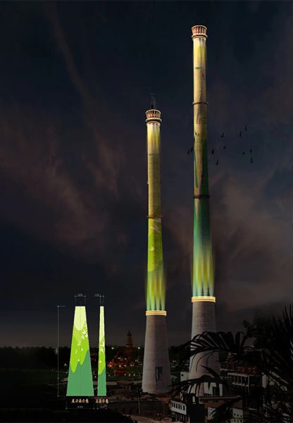 煙囪加固，煙囪修復