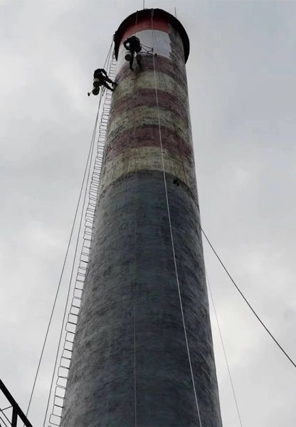 煙囪加固，煙囪修復