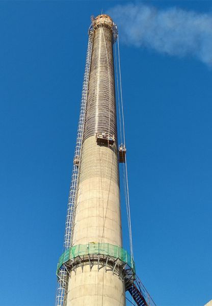 煙囪加固，煙囪修復