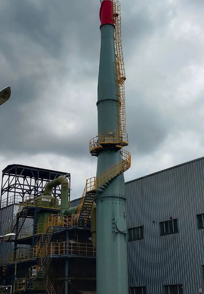 煙囪美化、煙囪彩繪