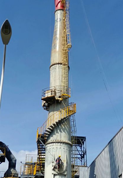 煙囪美化、煙囪彩繪