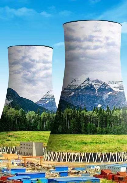 煙囪美化、煙囪彩繪