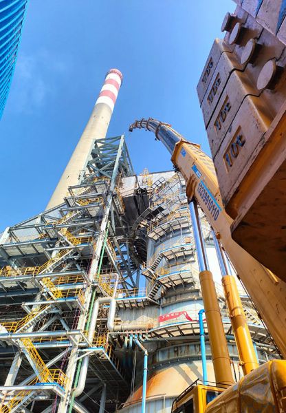 煙囪刷航標、煙囪刷涂料