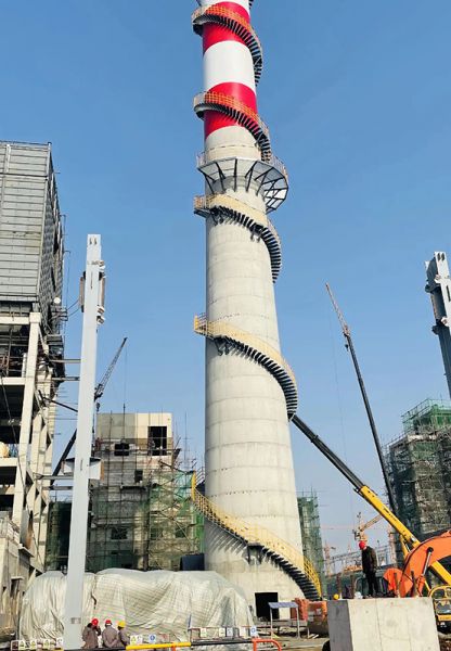 煙囪刷航標(biāo)、煙囪刷涂料