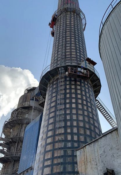 煙囪刷航標(biāo)、煙囪刷涂料