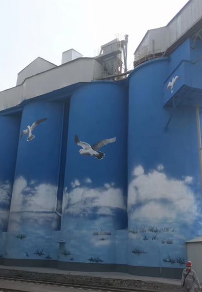 煙囪刷航標、煙囪刷涂料