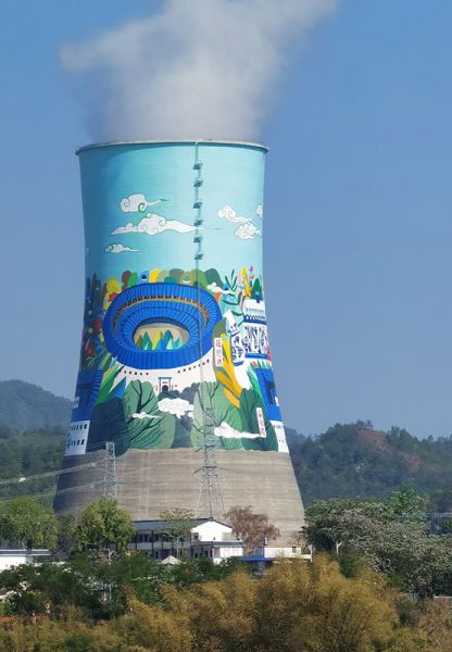 煙囪刷航標、煙囪刷涂料