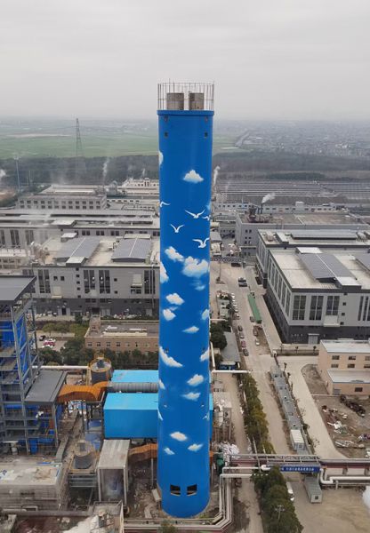 煙囪刷航標、煙囪刷涂料