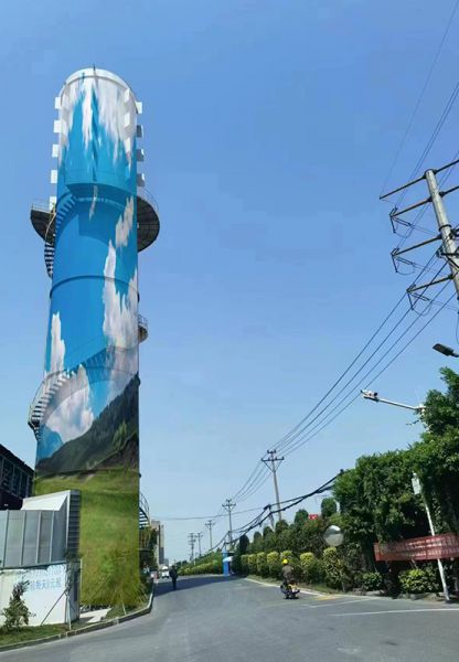 煙囪刷航標、煙囪刷涂料