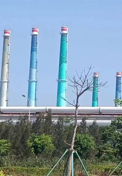 煙囪刷航標、煙囪刷涂料