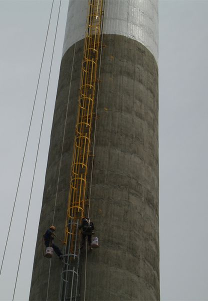 煙囪刷航標、煙囪刷涂料
