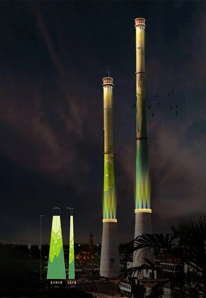 煙囪維修、煙囪加固