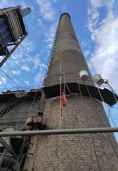 煙囪維修、煙囪加固