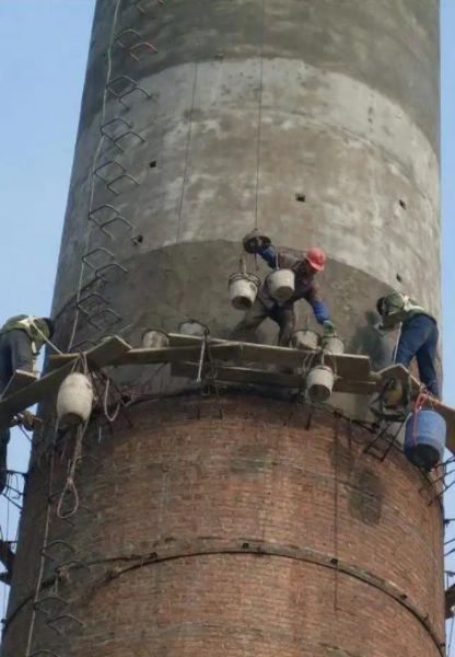 煙囪維修、煙囪加固