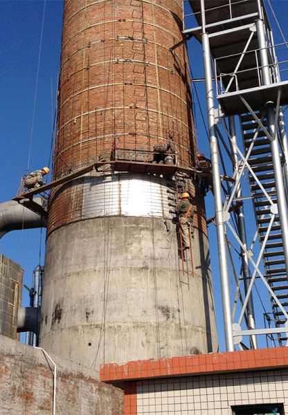 煙囪維修、煙囪加固