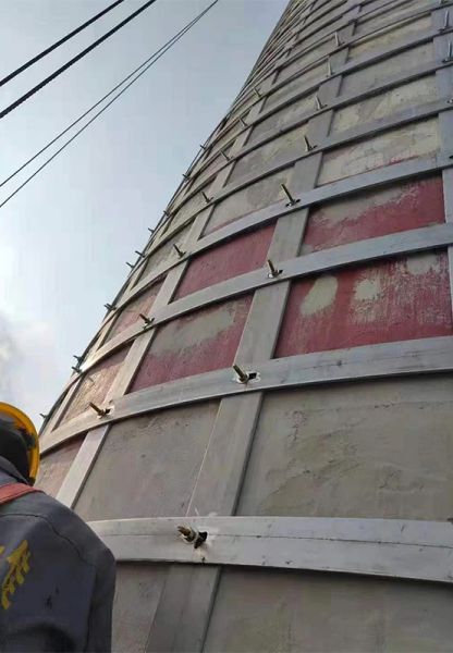 煙囪維修、煙囪加固